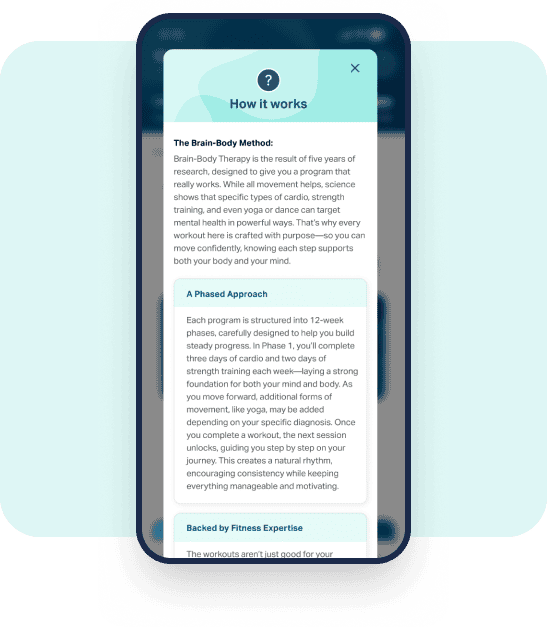 Brain-Body Therapy How it Works app